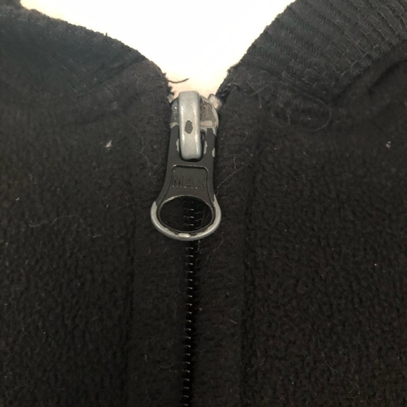 OLD NAVY Sweatshirt Women's Size Large Black Full Zip Teddy Hoodie - Picture 6 of 14